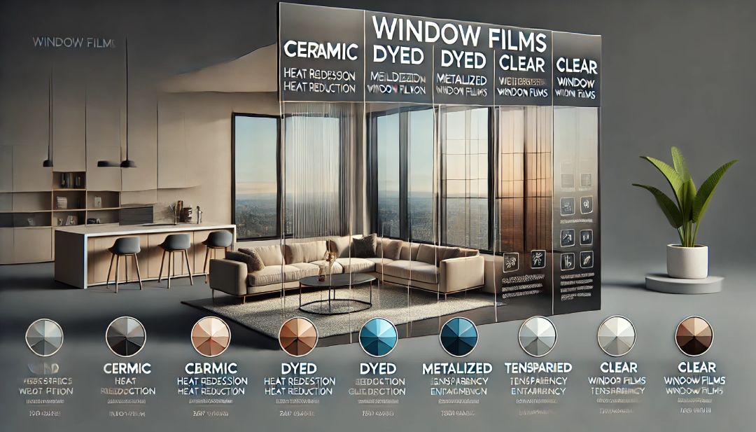 Different Types of Window Films - Which One Fits Your Needs?